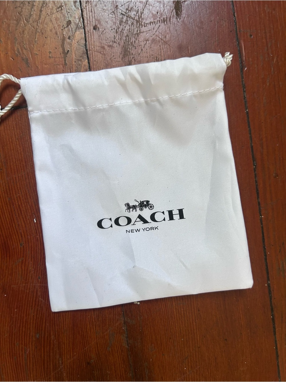 Coach Lock Bag Charm Cream Enamel with Silver Hardware - Picture 7 of 8